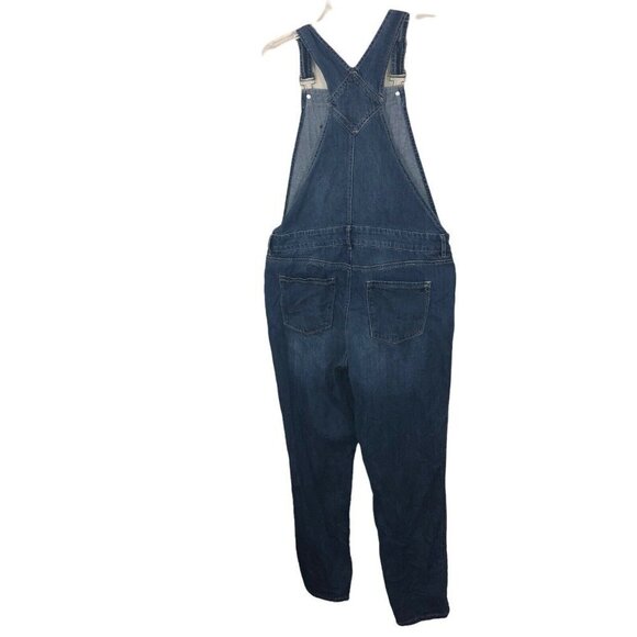 AMERICAN RAG CIE Slim Stretch Distressed Denim OVERALL Carpenter Jeans - Picture 5 of 10
